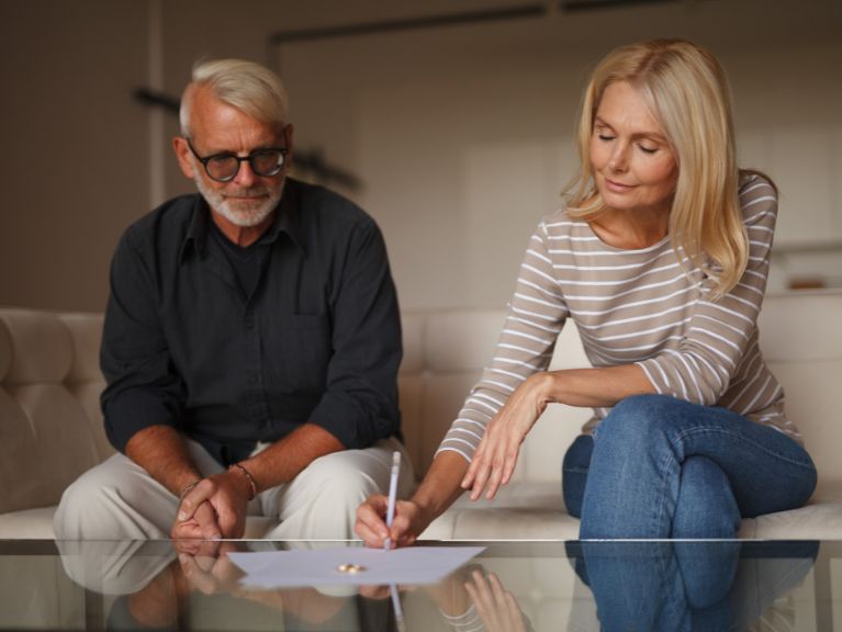 Super in a separation or divorce